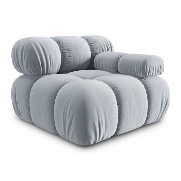 Milo Casa Tropea Modulair Bank Element - Hoek Rechts - Lichtblauw