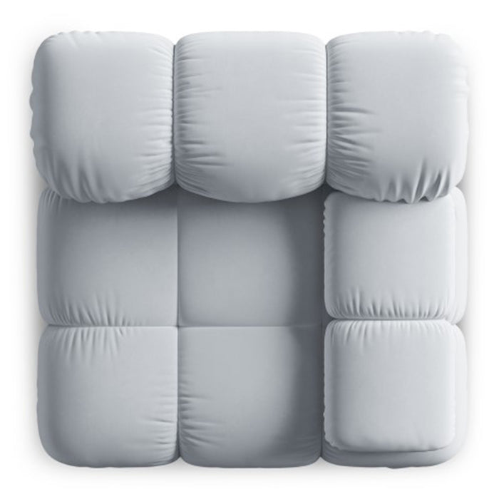 Milo Casa Tropea Modulair Bank Element - Hoek Rechts - Lichtblauw