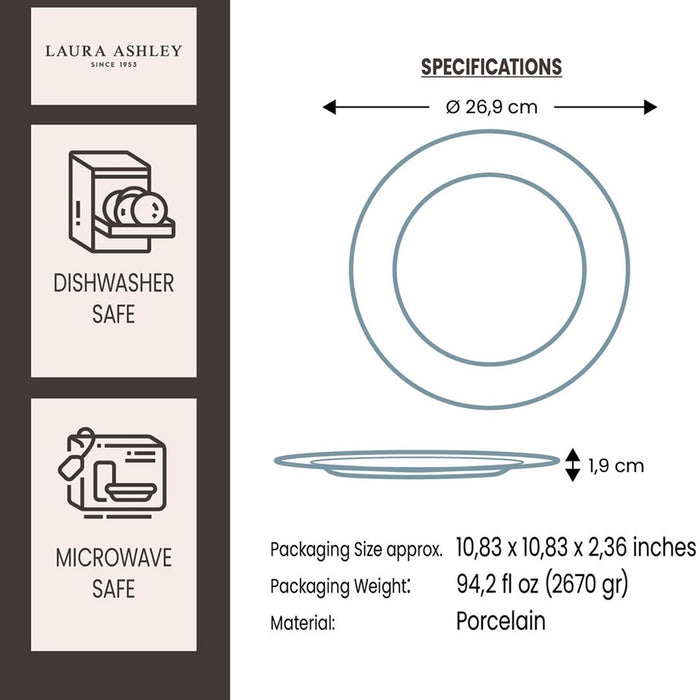 Laura Ashley Bord Plat 26 cm Candy Stripe
