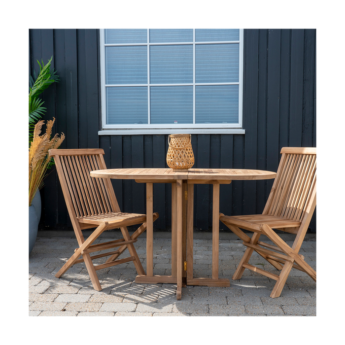 Artichok Jildou inklapbare houten tuinstoel naturel