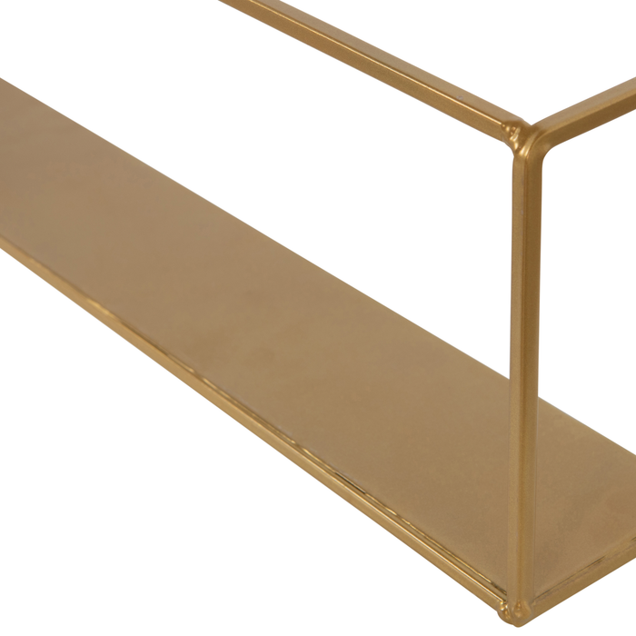 Woood Meert Metalen Wandplank 100 cm Goud