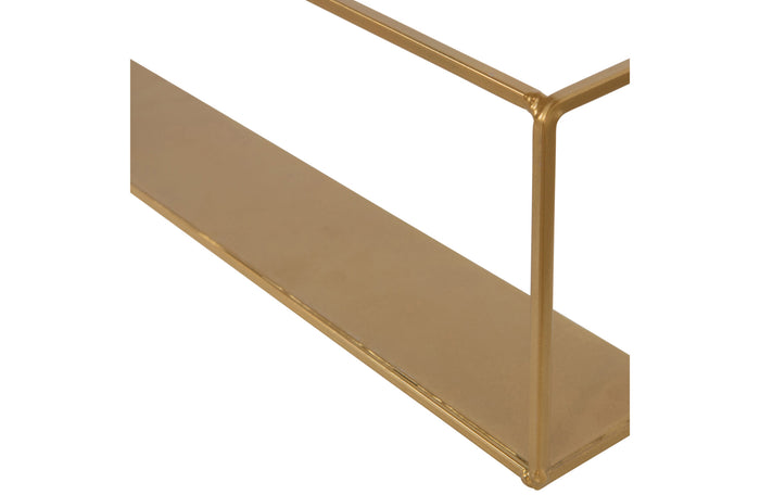 Woood Meert Metalen Wandplank 100 cm Goud