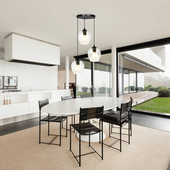 Loft46 3-lichts hanglamp Noah rond