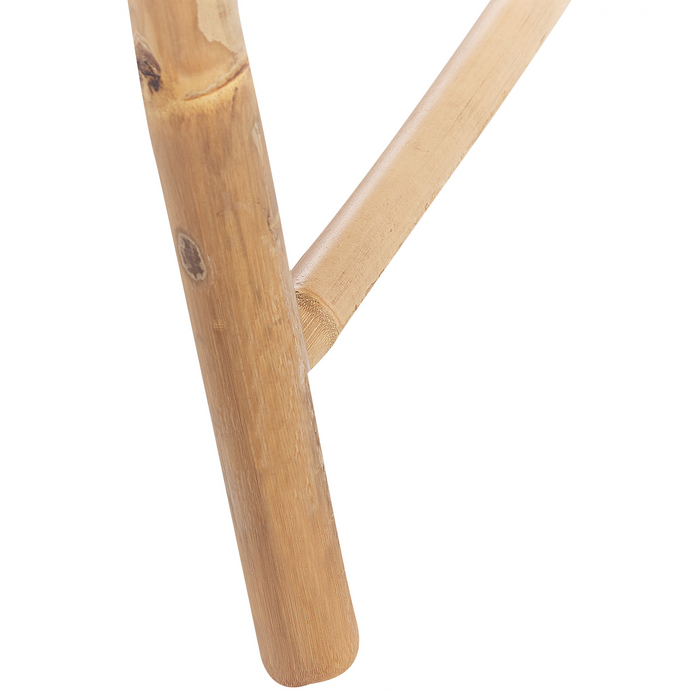 Beliani-MOLISE -Tuintafel-Lichte houtkleur-69 x 120 cm-Bamboehout