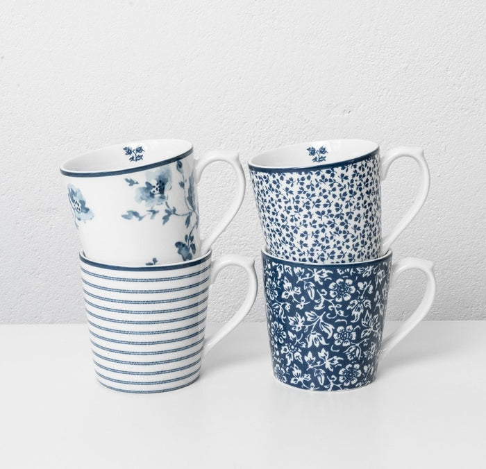 Laura Ashley Giftset 4 Bekers Assorti 32 cl.