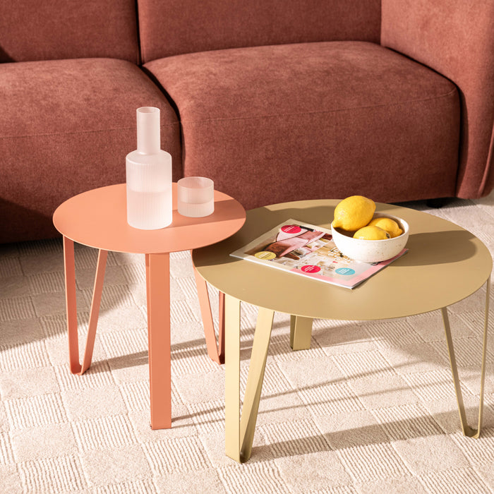 by fonQ Clip Bijzettafel Ø 40 cm - Peach