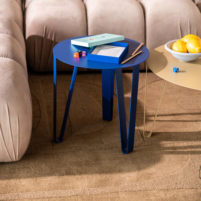 by fonQ Clip Bijzettafel Ø 40 cm - Cobalt