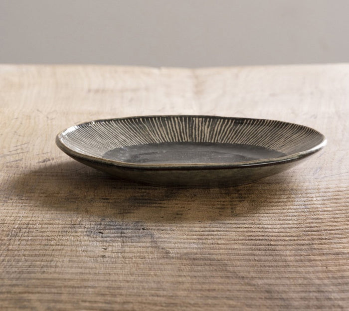 Organic by Dutch Rose Amsterdam ontbijtbord 21,5 cm - groen