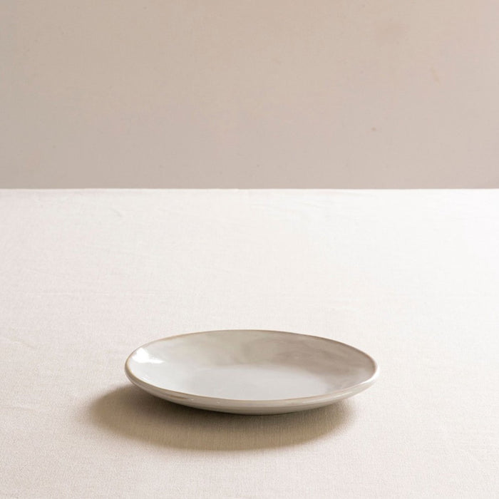 Organic by Dutch Rose Amsterdam gebaksbord 17 cm - wit