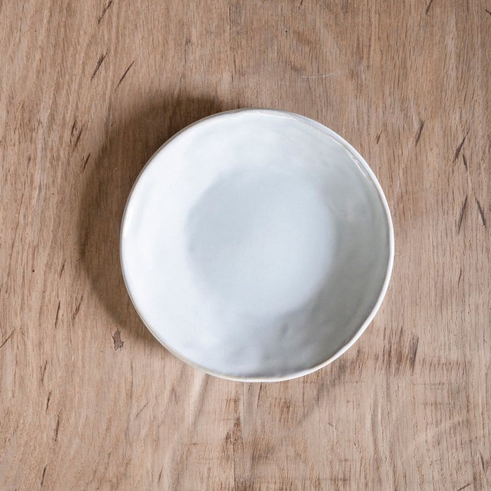 Organic by Dutch Rose Amsterdam gebaksbord 17 cm - wit