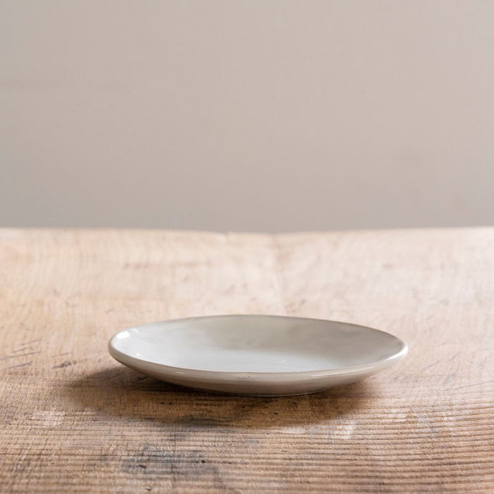 Organic by Dutch Rose Amsterdam gebaksbord 17 cm - wit