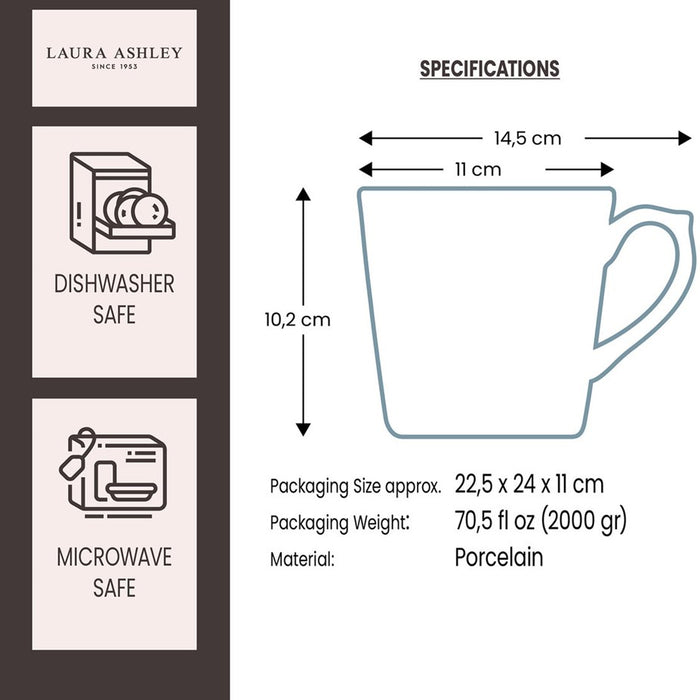 Giftset 4 Borden Diep 22 cm Assorti