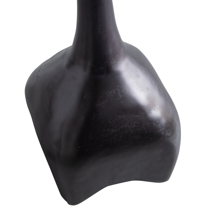 WOOOD Foss Tafellampvoet - Aluminium - Zwart|Bruin - 48x15x15