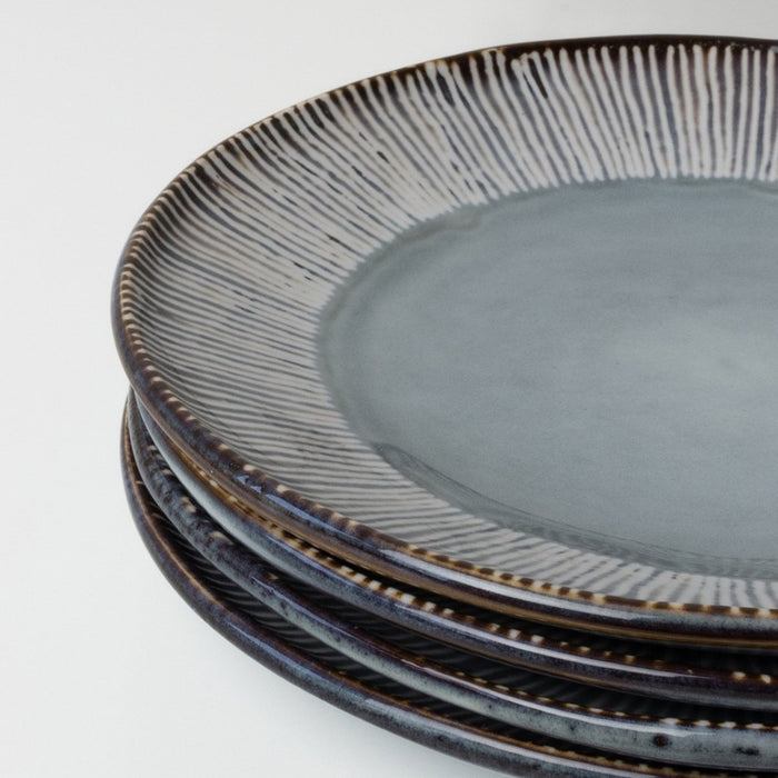 Dutch Rose Giftset 4 Borden 21,5 cm Blauw