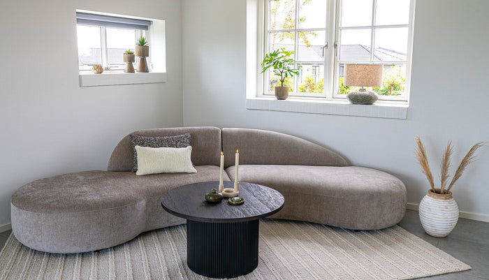 House Nordic Venice Chenille Bank met Kussens