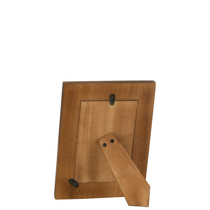 J-Line fotolijst Rechthoek Patroon - kunststof - zwart|wit - small