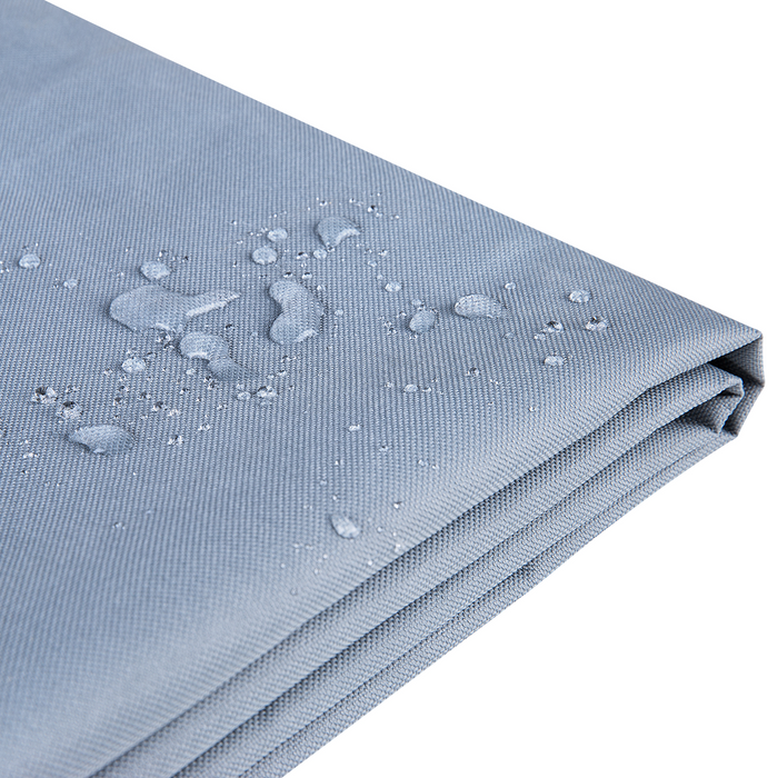 Beliani-CHUVA-Beschermhoes voor parasol RAVENNA, ASTI II-Grijs -PVC