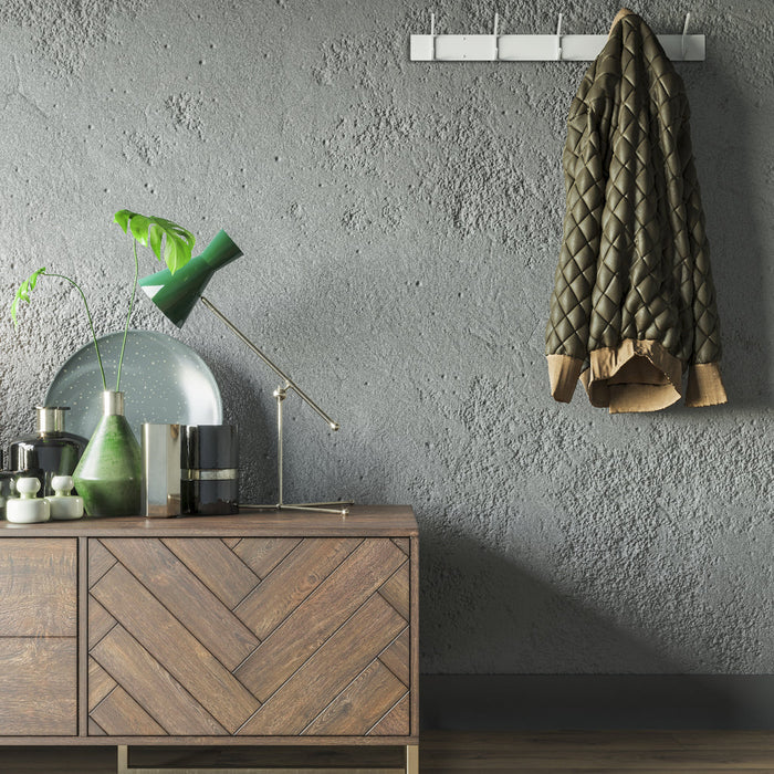 Gorillz Mystiek Five - Wandkapstok - 10 kapstok haken - Wit