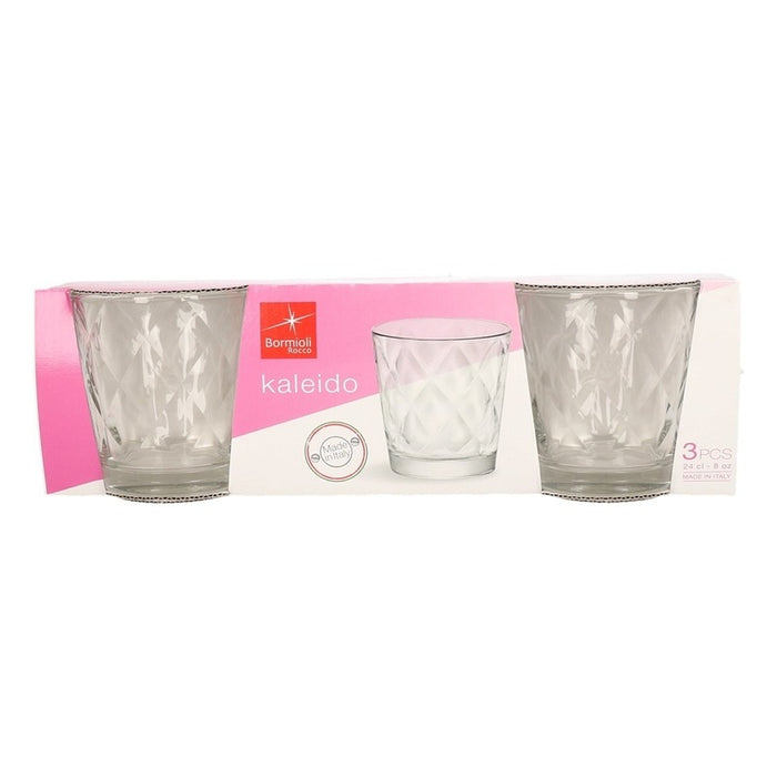 Bormioli Rocco Drinkglazen Kaleido - 3x stuks - glas - 240 ml