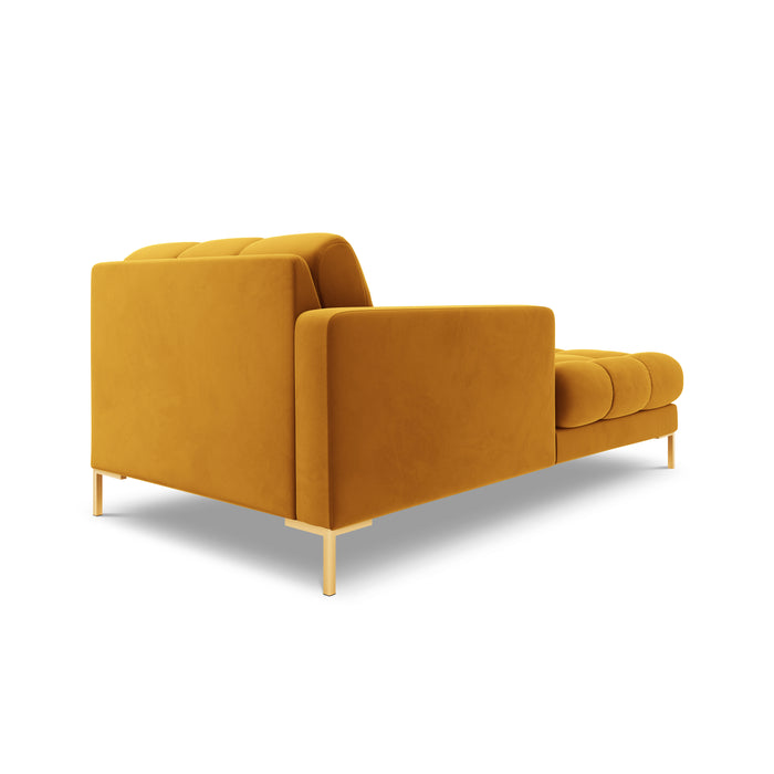Cosmopolitan Design Bali Chaise Longue Links - Okergeel / Goud