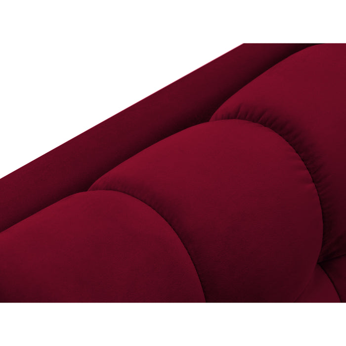 Cosmopolitan Design Bali Chaise Longue Rechts - Wijnrood / Goud