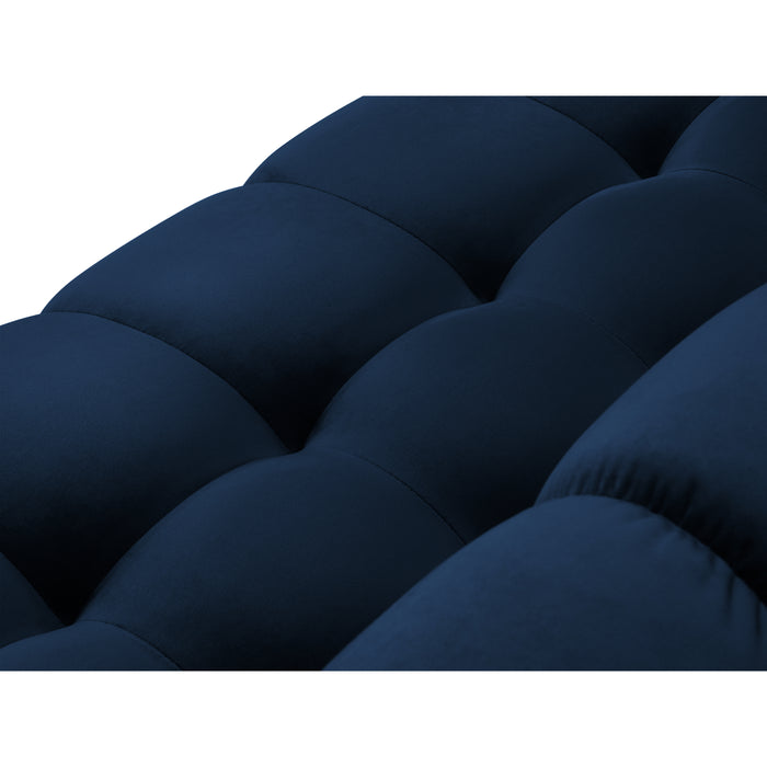 Cosmopolitan Design Bali Hoekbank met Chaise Longue Rechts - Koningsblauw / Zwart