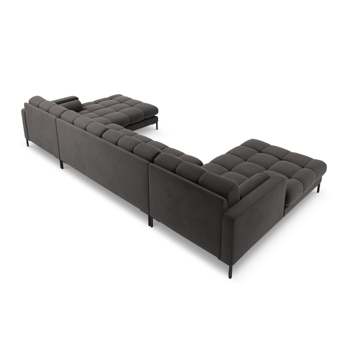 Cosmopolitan Design Bali U-bank - Donkergrijs / Zwart