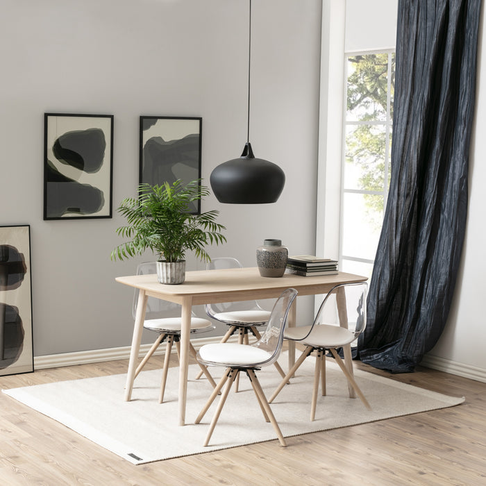 by fonQ basic Rounded Eettafel 150 x 80 cm - Eiken