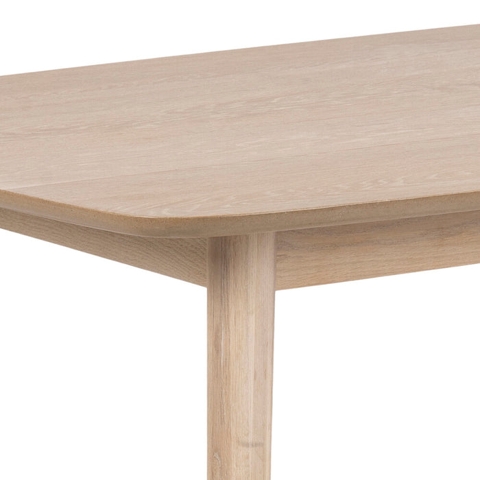 by fonQ basic Rounded Eettafel 150 x 80 cm - Eiken