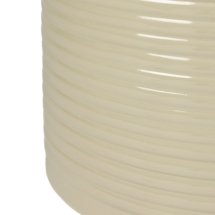 by fonQ Spool Bijzettafel H 46 x Ø 35 cm - Ivoor