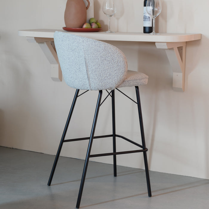 by fonQ Clutch Barkruk - Lichtbeige