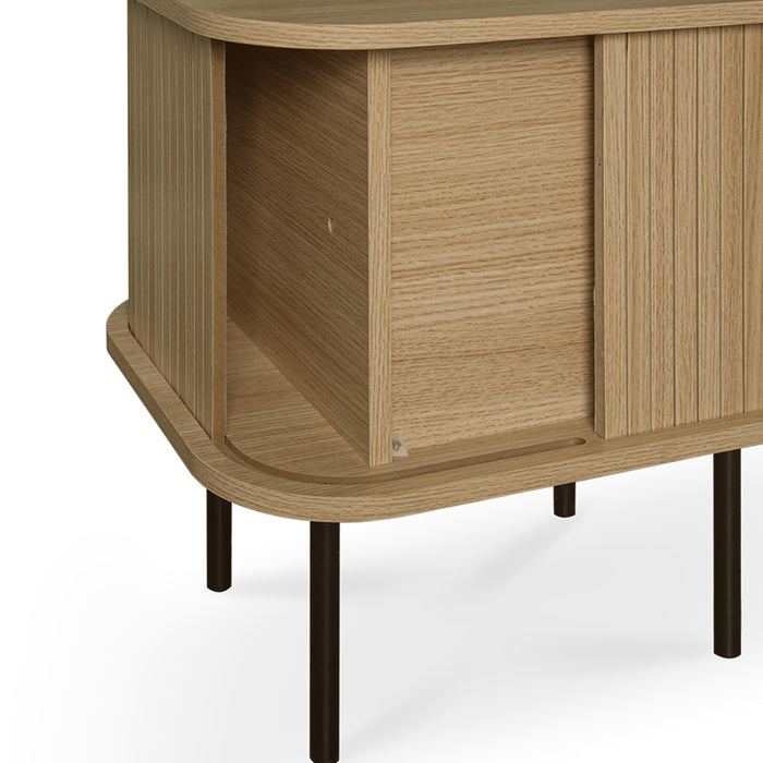 by fonQ basic Panel Nachtkastje - H 50 cm - Eiken