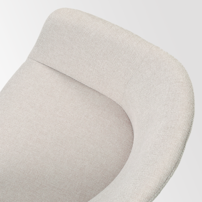 Nolon Nova-Otis eetkamerstoel beige - zwart onderstel