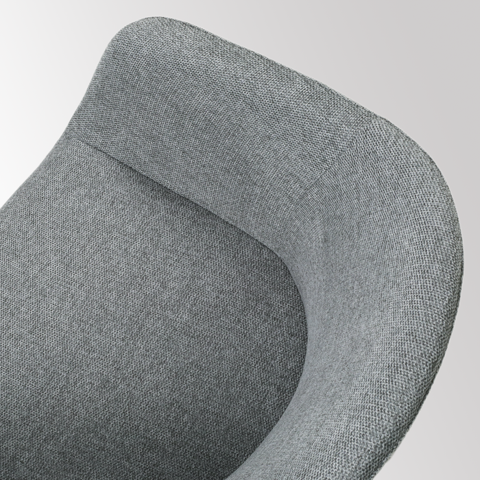 Nolon Nola-Otis Draaibare Eetkamerstoelen Set - Donkergrijs - Zwart