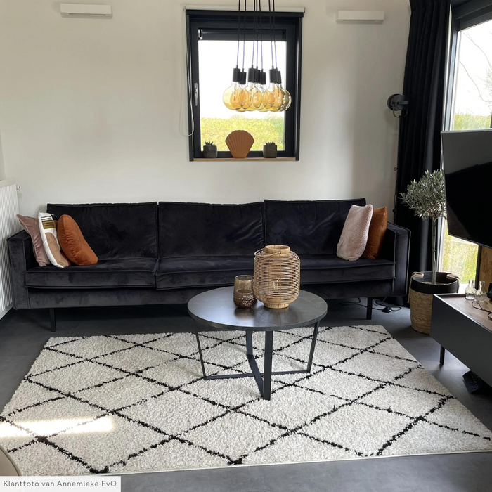 by fonQ Hein Salontafel Ø 77 cm - Zwart