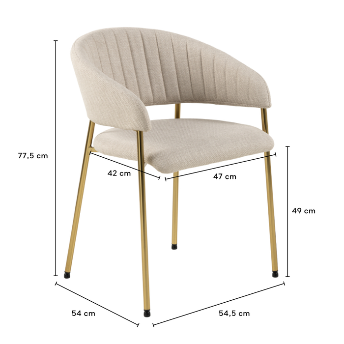 by fonQ basic Ann Eetkamerstoel