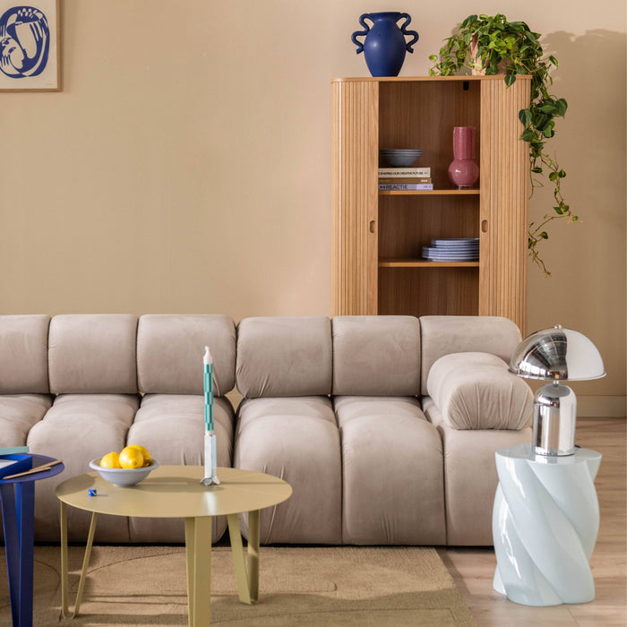 by fonQ Bulb Mushroom Tafellamp Ø 25 cm - Chroom