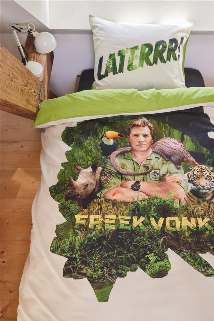 FREEK VONK Laterrr dekbedovertrek - 140x200 - Zand