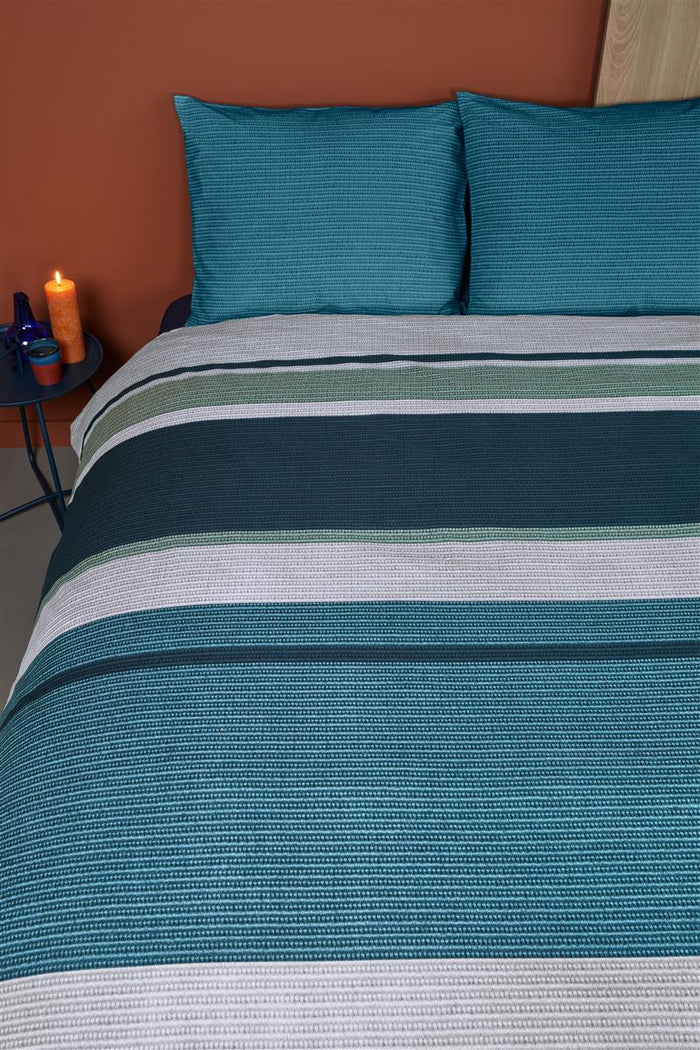 Beddinghouse Laila dekbedovertrek - 140x200|220 - Blauw