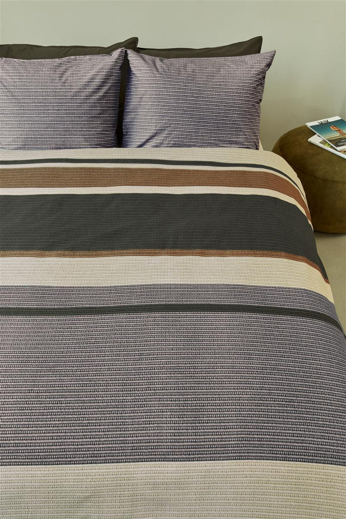 Beddinghouse Laila dekbedovertrek - 140x200|220 - Donker zand