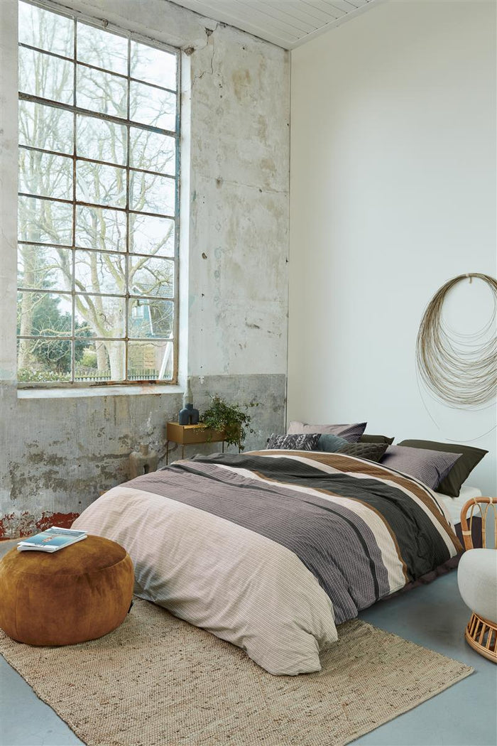 Beddinghouse Laila dekbedovertrek - 140x200|220 - Donker zand