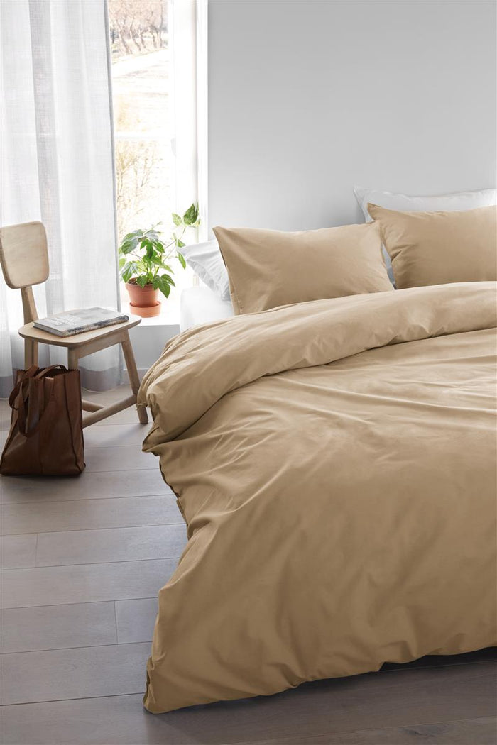 Beddinghouse Organic Basic dekbedovertrek - 240x200|220 - Goud