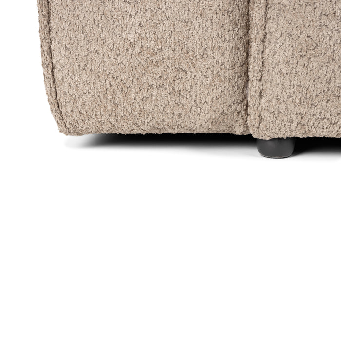 Zuiver x fonQ James 3-zitsbank - Teddystof - Beige