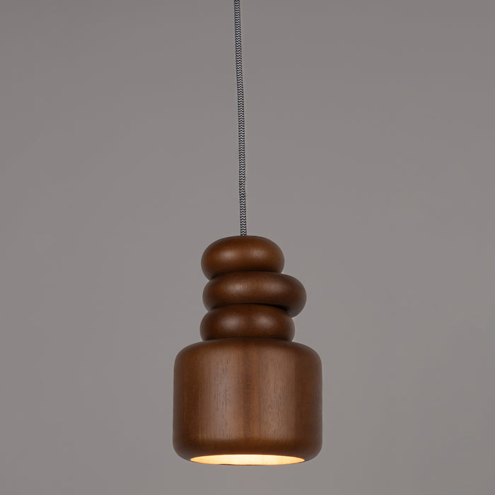 Zuiver x fonQ Dicky Hanglamp - Walnoot