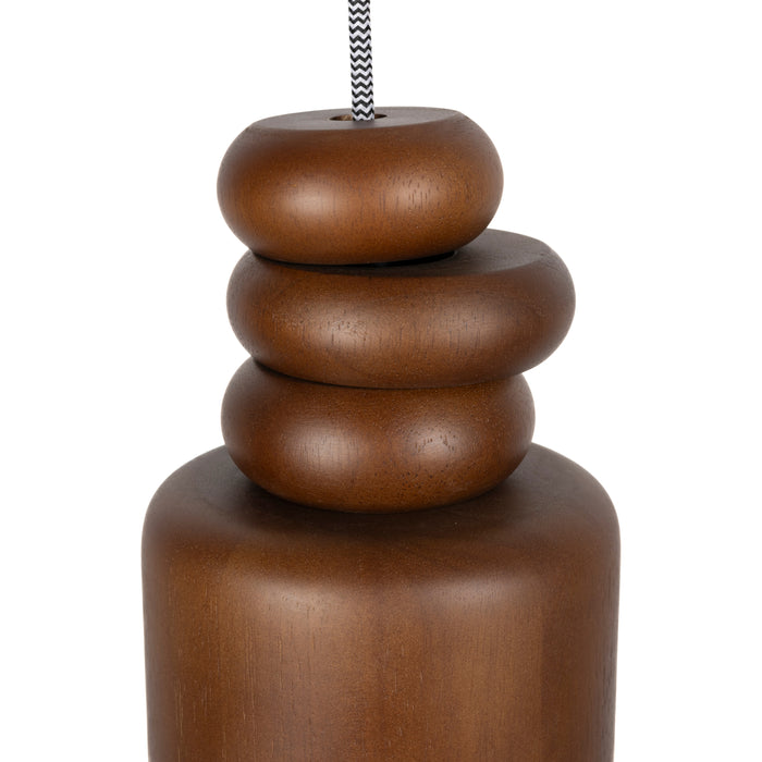 Zuiver x fonQ Dicky Hanglamp - Walnoot