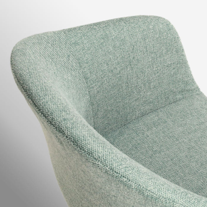 Nolon Nena-Otis Eetkamerstoelen Set van 2 - Zacht Groen - Houten Poten