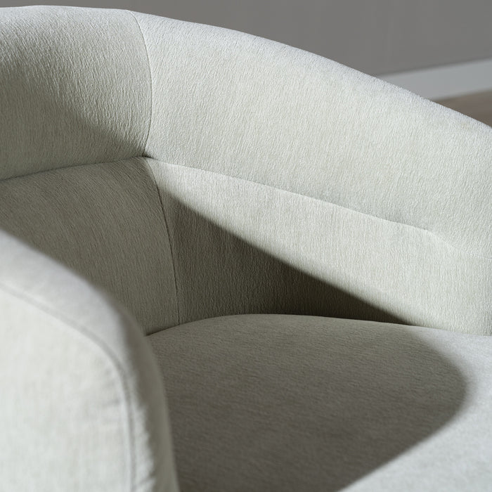 Bronx71 Scandinavische fauteuil Valerie draaibaar chenille mintgroen