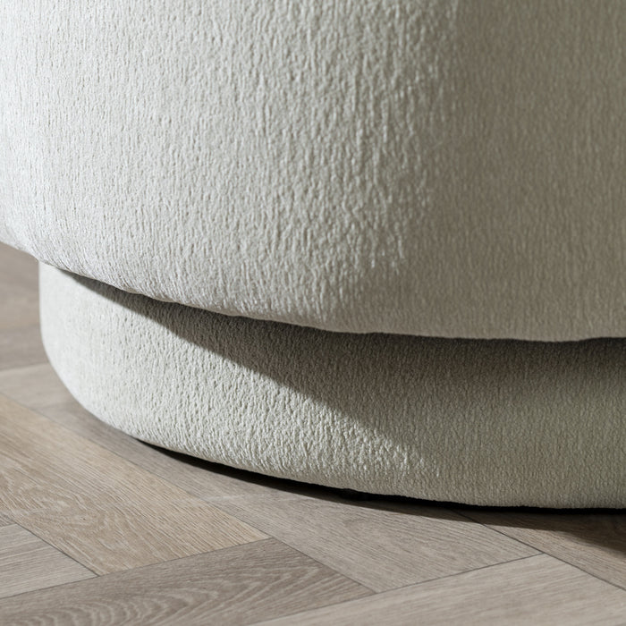 Bronx71 Scandinavische fauteuil Valerie draaibaar chenille mintgroen