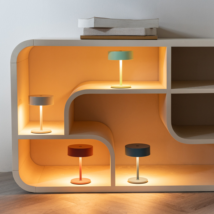 Zuiver x fonQ Mini Tafellamp - Brown Rice