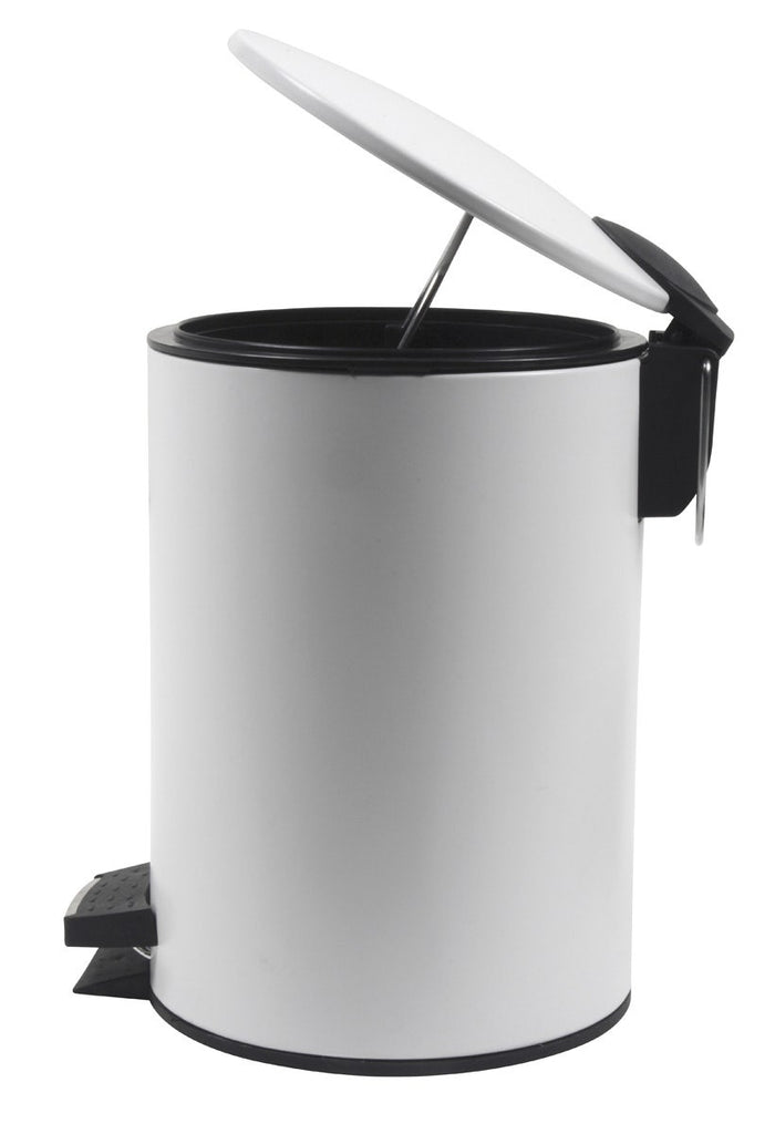 Lisomme Megan prullenbak wit - 3 liter